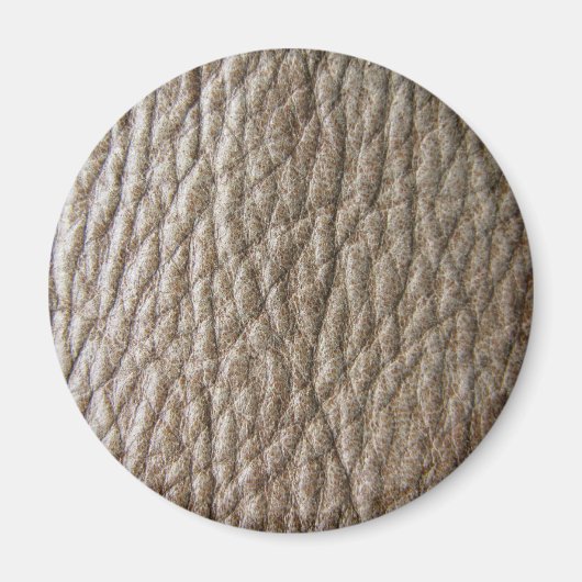 Ruwe bruine kunstledertextuur, veel pasta's magneet (Voorkant)