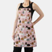 Ruwe Collie Paws en Botten Apron Schort (Insitu)