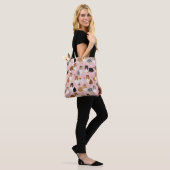 Ruwe Collie Paws en Botten Canvas tas (Op model)