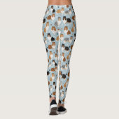 Ruwe Collie Paws en Botten Leggings (Achterkant)