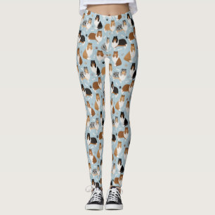 Ruwe Collie Paws en Botten Leggings