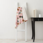 Ruwe Collie Paws en Botten Sherpa Blanket Sherpa Deken (In situ)