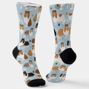 Ruwe Collie Paws en Botten Socks Sokken