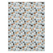 Ruwe Collie Paws en Botten Tafelkleed (Voorkant)