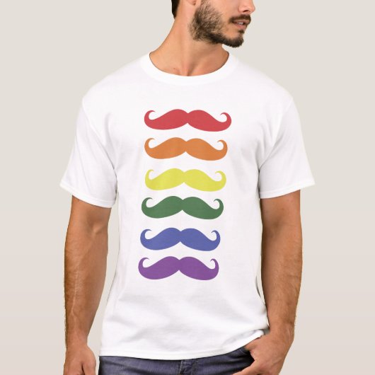Ruwe der Mustaches T-shirt (Voorkant)