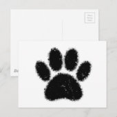 Ruwe en vervormde kleurenafdrukken briefkaart (Voorkant / Achterkant)