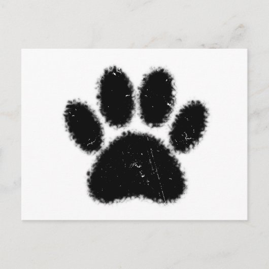 Ruwe en vervormde kleurenafdrukken briefkaart (Voorkant)