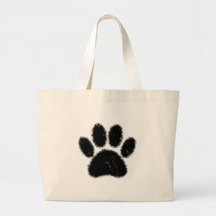 Ruwe en vervormde kleurenafdrukken grote tote bag