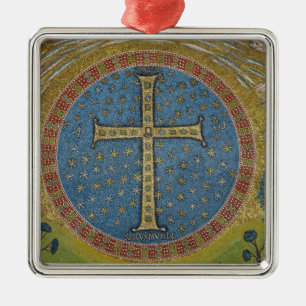 Ruwe gemmata metalen ornament