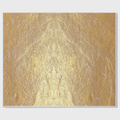 Ruwe getextureerde Gold Stone Cadeaupapier (Vlak)