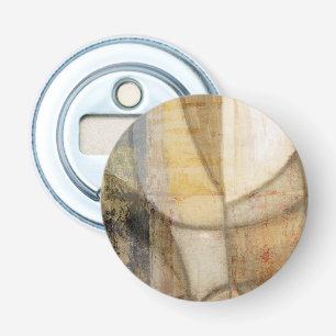 Ruwe getextureerde verf van aardtoon button flesopener