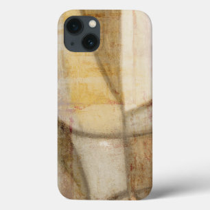 Ruwe getextureerde verf van aardtoon iPhone 13 hoesje
