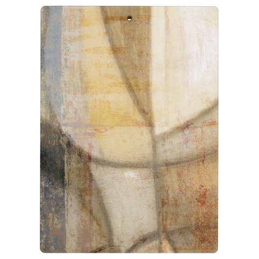 Ruwe getextureerde verf van aardtoon klembord (Achterkant)