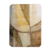 Ruwe getextureerde verf van aardtoon magneet (Verticaal)