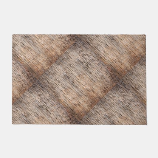 ruwe houten plank deurmat (Voorkant)