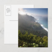 ruwe kustlijn van het atlantische eiland madeira briefkaart (Voorkant / Achterkant)