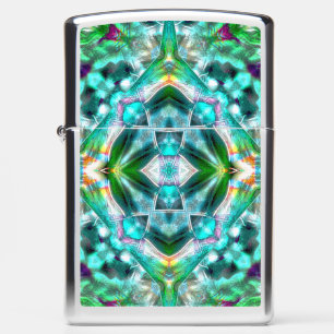 Ruwe metalen aqua blauw en groene textuur kaleidos