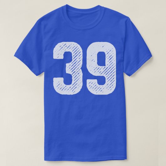 Ruwe Nummer 39 1 T-shirt (Design voorkant)