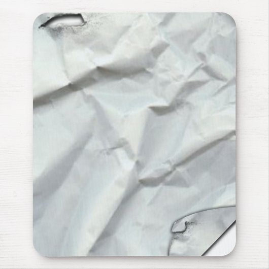 Ruwe papiermousepad muismat (Voorkant)