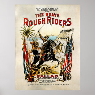Ruwe riemen — afdrukken poster