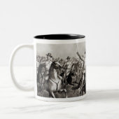Ruwe riemen: Kolonel Theodore Roosevelt Tweekleurige Koffiemok (Links)