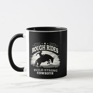 Ruwe ritten bouwen sterke cowboys western mok