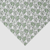 Ruwe Schets Chili Peppers op groen Tissuepapier (Detail)