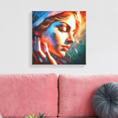 ruwe schoonheid canvas afdruk (Insitu (Woonkamer))