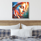 ruwe schoonheid canvas afdruk (Insitu (Slaapkamer))