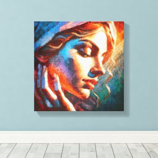 ruwe schoonheid canvas afdruk (Insitu (Houten vloer))