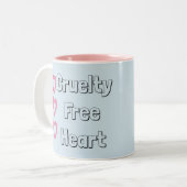 Ruwe veen/vegetarische blauwe Mok (Voorkant links)