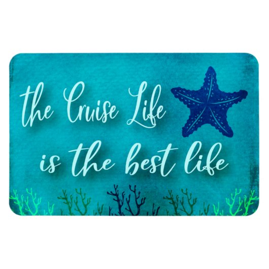 Ruwe Zee met handcabine — Deurteller Magneet (Horizontaal)