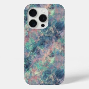 Ruwe zonneblauwe textuur iPhone 15 pro case