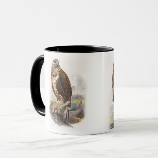 Ruwpotige schimmelvogels in Groot-Brittannië Mok (Voorkant links)