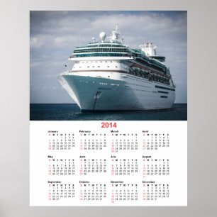 Ruwschip Luxury Ocean Liner 2014 Poster