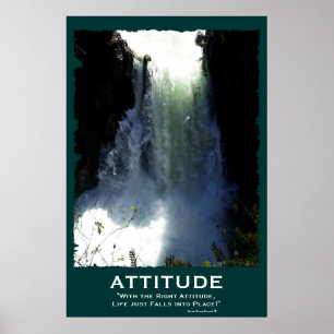 Ruwwaterval ATTITUDE Motivatie Poster
