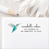 Ruwwerende Hummingbird Return Address Label (Insitu)