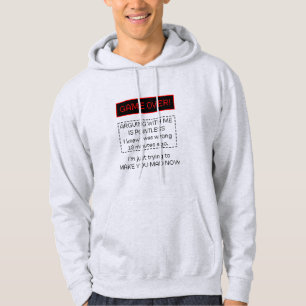 Ruzie maken met mij heeft geen zin hoodie