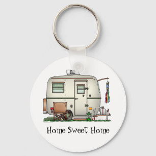 RV-aanhangwagen voor  ruitglas Sleutelhanger