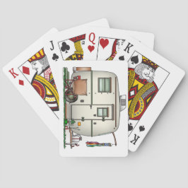 RV-aanhangwagen voor  ruitglas Speelkaarten