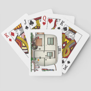 RV-aanhangwagen voor  ruitglas Speelkaarten