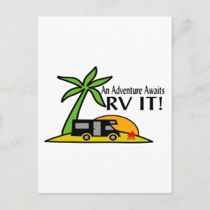 RV-avontuur Briefkaart