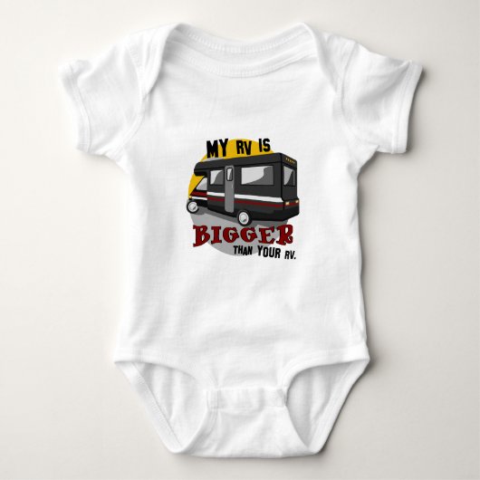 RV Camper Baby Bodysuit (Voorkant)