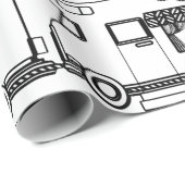 RV Camper Caravan Thunder-Cove Cadeaupapier (Rol Hoek)