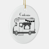 RV Camper Caravan Thunder-Cove Keramisch Ornament (Rechts)