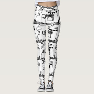 RV Camper Caravan Thunder-Cove Leggings