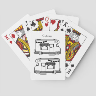 RV Camper Caravan Thunder-Cove Pokerkaarten