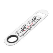 RV Camper Caravan Thunder-Cove Speed Flessenopener (Voorkant Gekanteld)