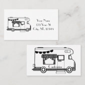 RV Camper Caravan Thunder-Cove Visitekaartje (Voorkant / Achterkant)