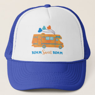 RV Camper Motorhome Roam Sweet Roam Vacking Trucker Pet